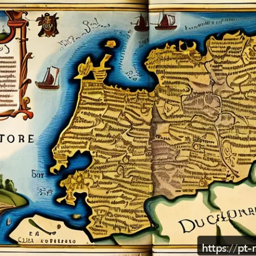 Home 30 네덜란드와 벨기에의 역사적 관계 - A detailed medieval map-style illustration showing the fragmented territories of the Low Countries d...