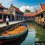 Home 23 네덜란드 동인도 회사의 역사와 영향 - A detailed 17th-century Dutch East India Company trading port scene at Batavia (modern-day Jakarta),...