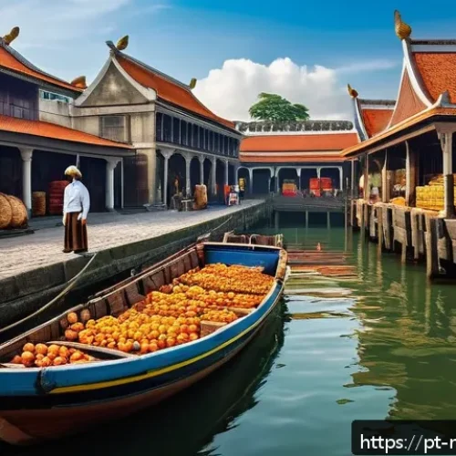 Home 17 네덜란드 동인도 회사의 역사와 영향 - A detailed 17th-century Dutch East India Company trading port scene at Batavia (modern-day Jakarta),...